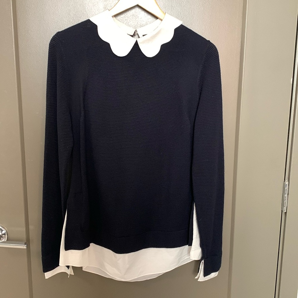 🌼 Ted Baker Bronwen Scallop Detail Layered Sweater 🌼 - Picture 2 of 6